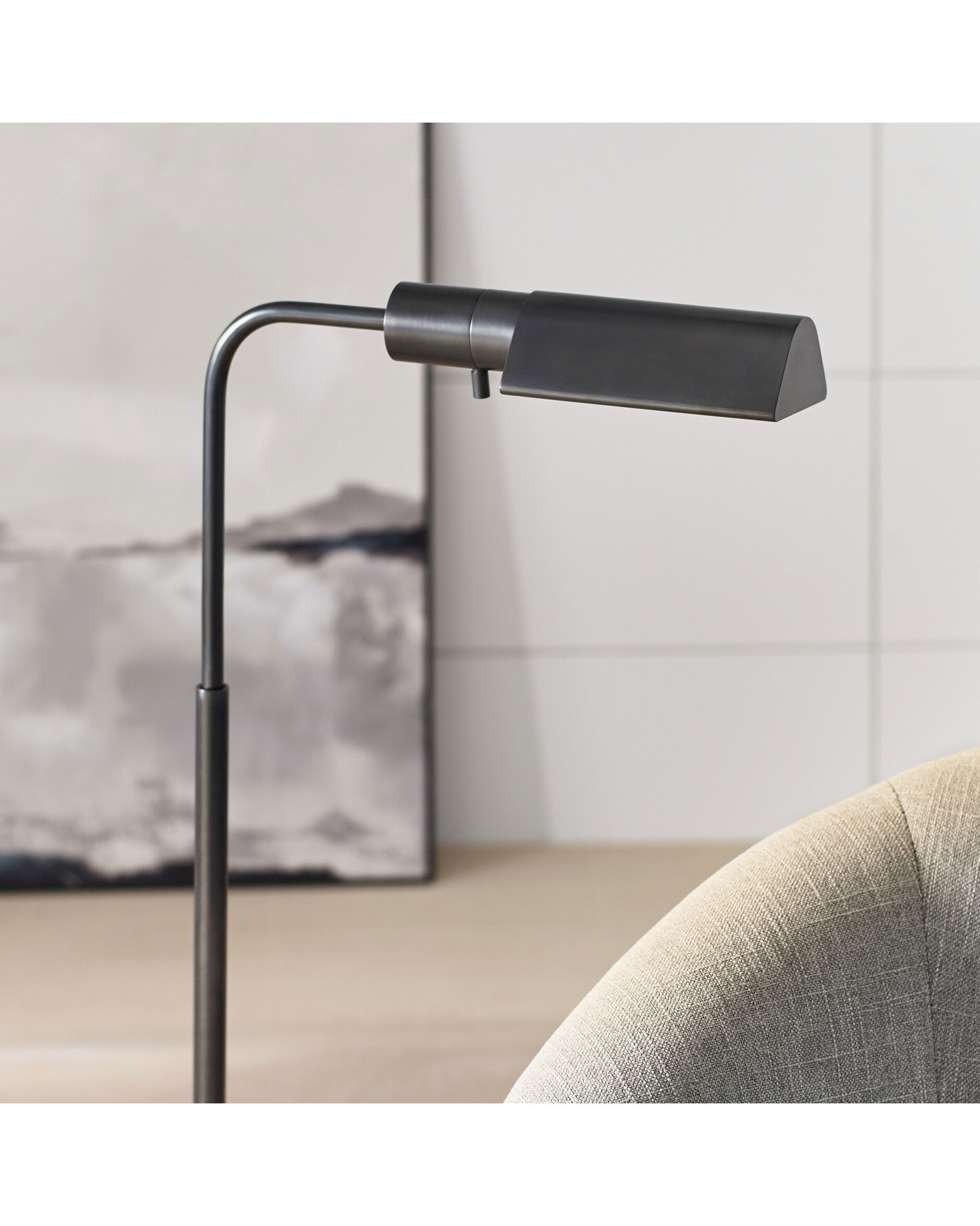 Studio golvlampa justerbar brons