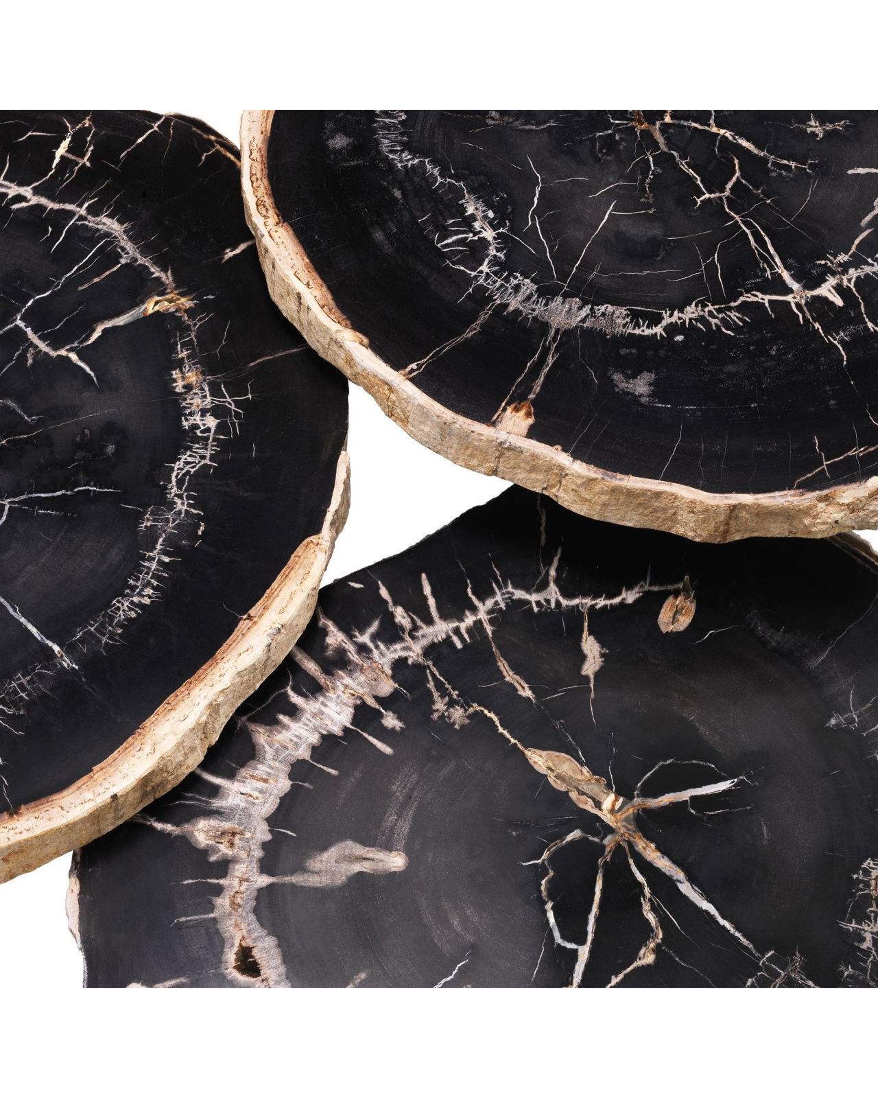 De Soto soffbord svart 3-set