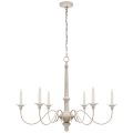 Small Country Chandelier Belgian White