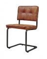 Carlos leather chair light brown