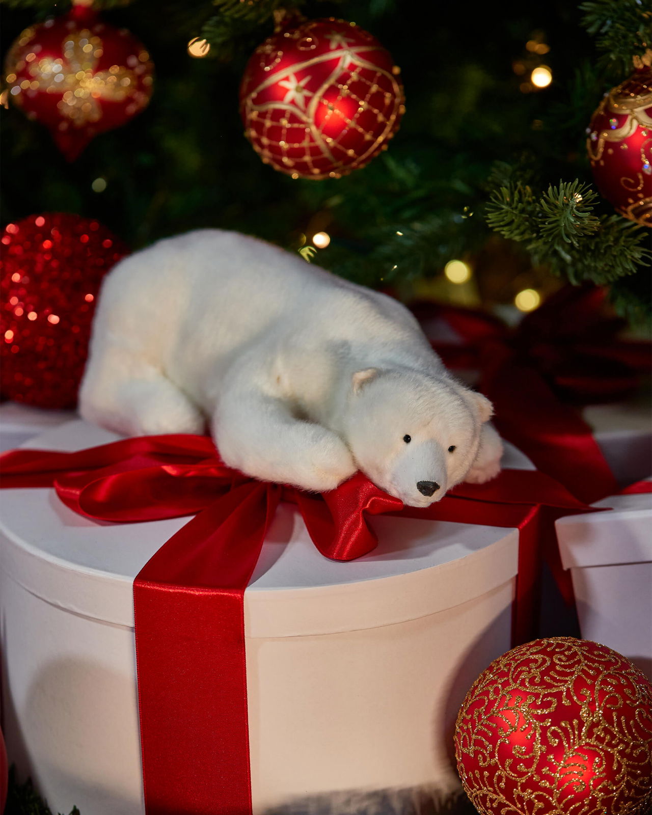 Belle Polar Bear Christmas Decoration