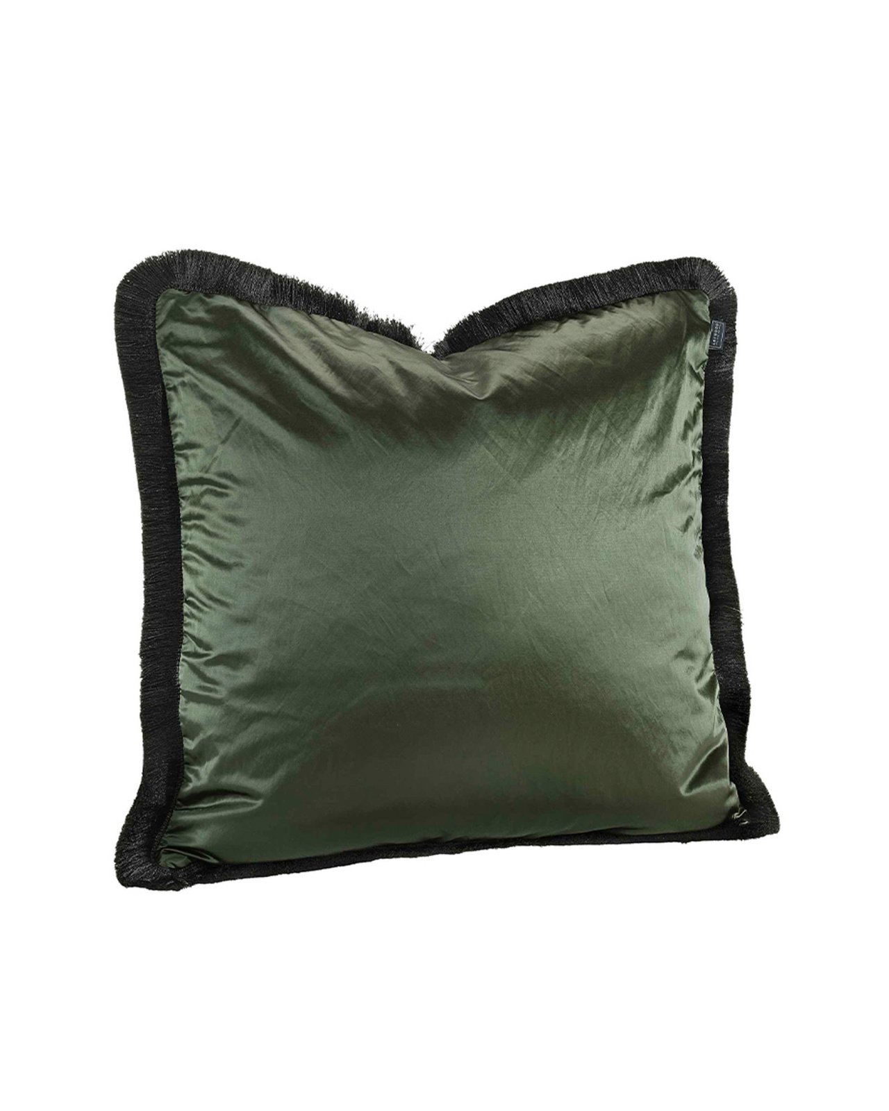 Dorsia-tyynynpäällinen hapsuilla vihreä OUTLET