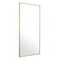 Redondo mirror brushed brass rectangle