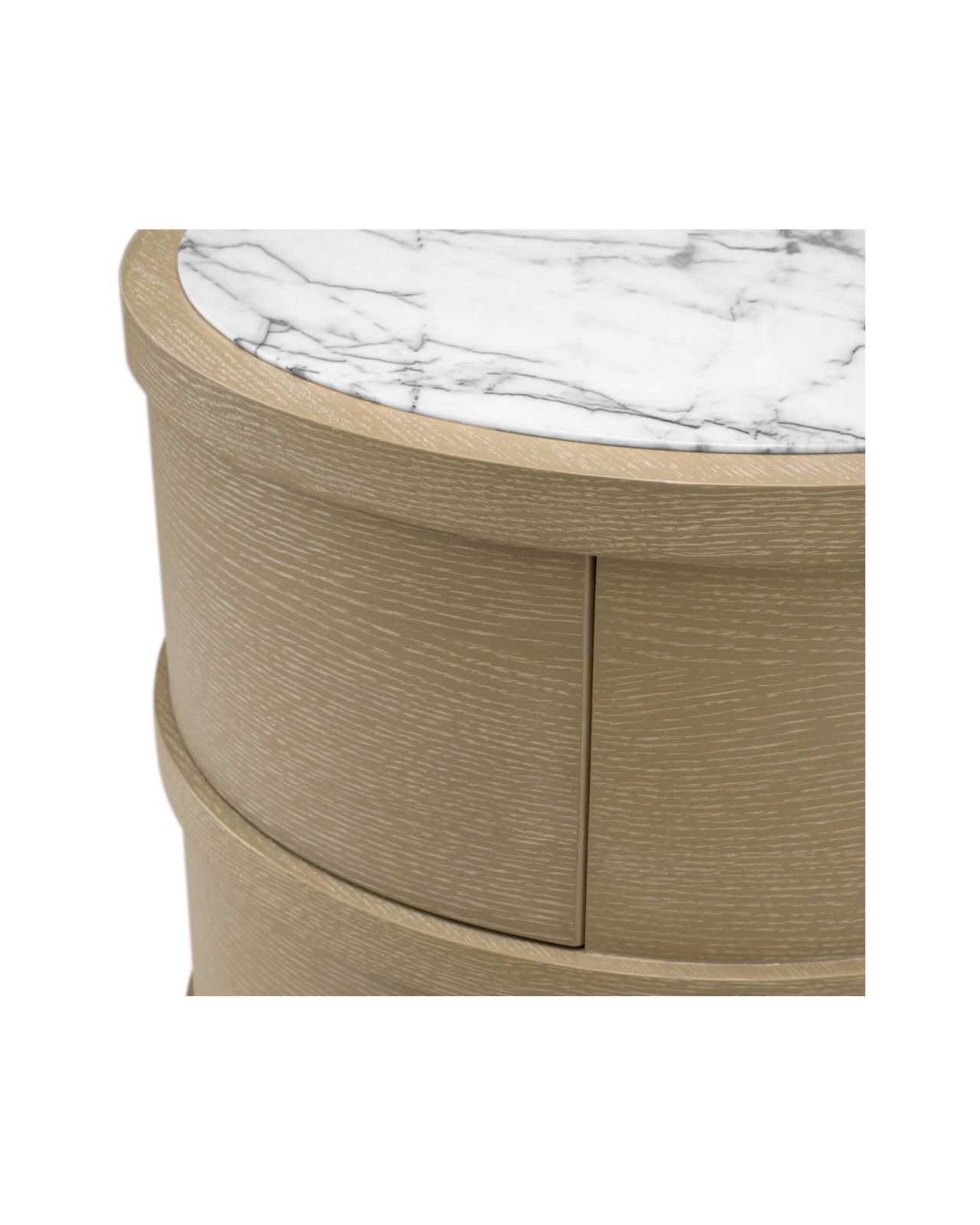 Cabana sängbord washed oak veneer