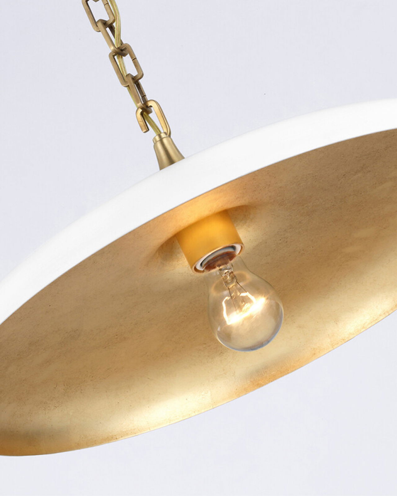 Piatto takpendel antik mässing M