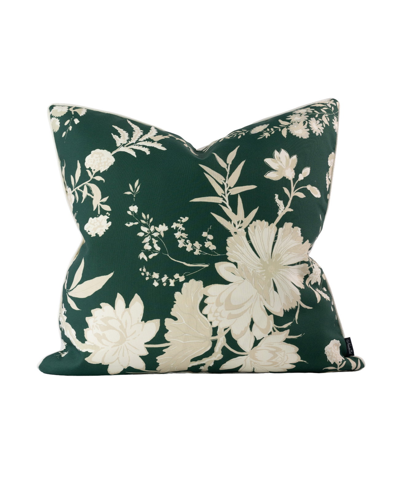 Tea House Floral kuddfodral grön