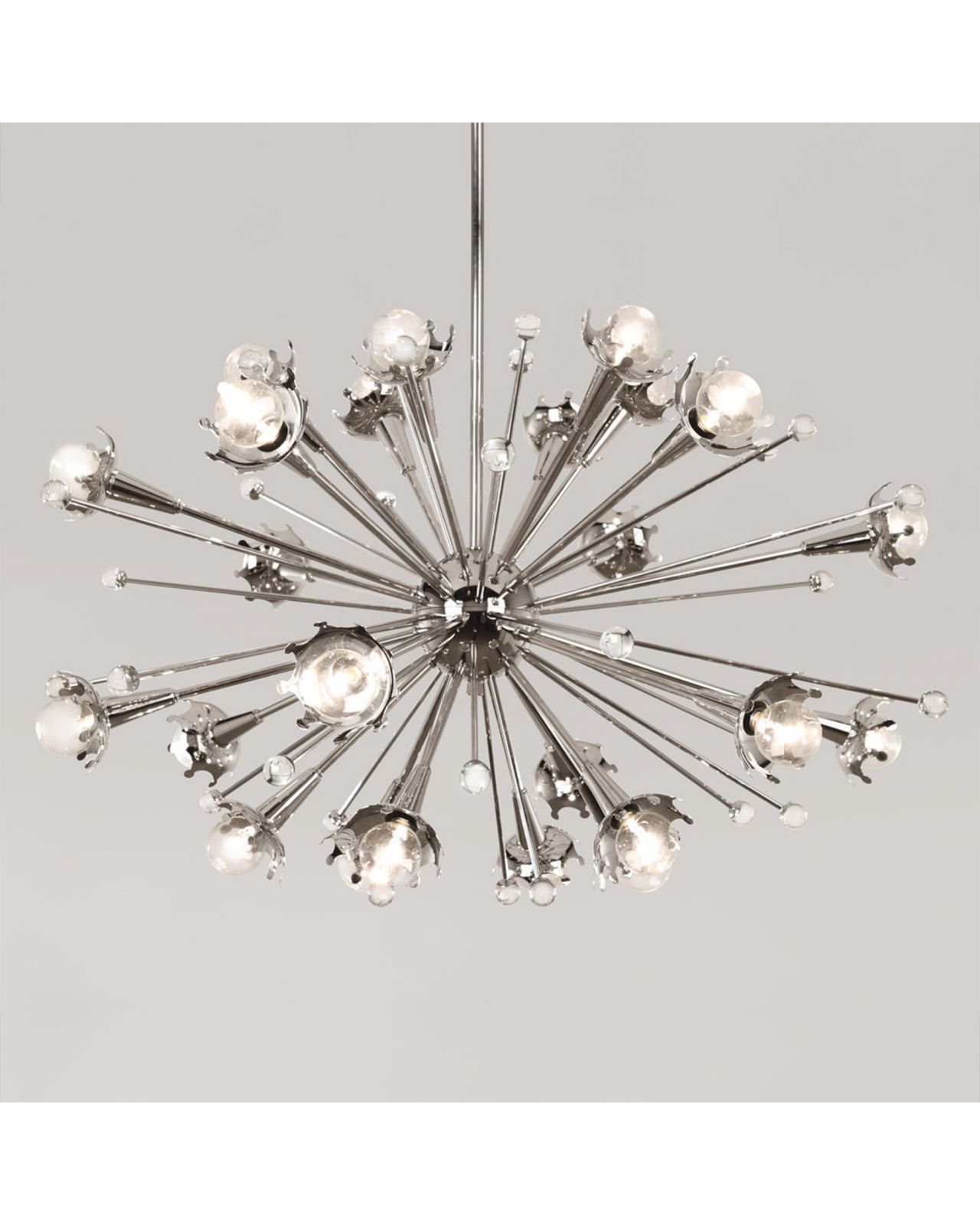 Sputnik taklampa nickel