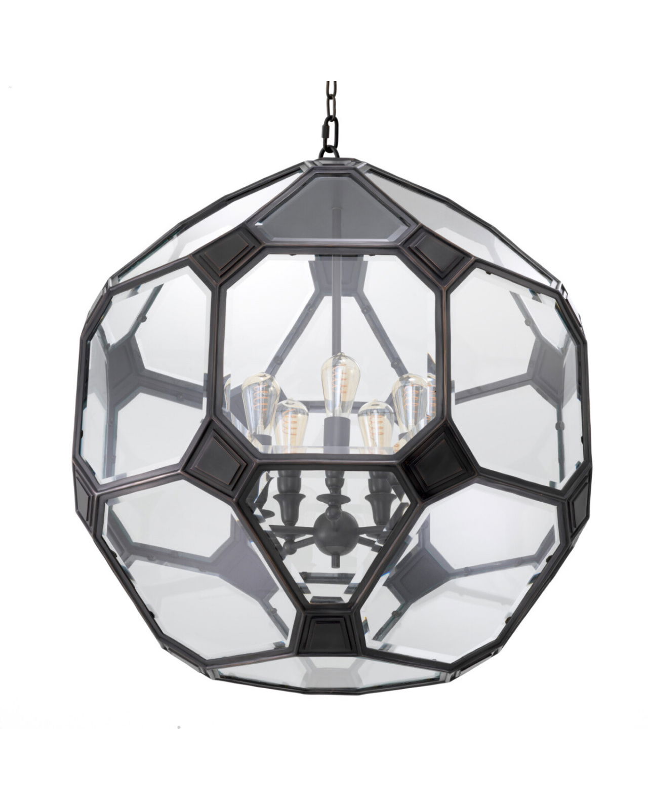 Olympia plafondlamp brons