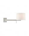 Sweep Medium Left Articulating Sconce Polished Nickel