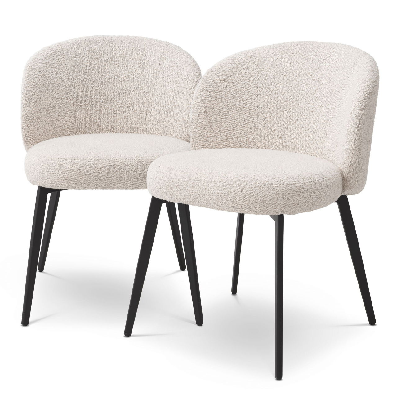 Lloyd Dining Chair Bouclé Cream Set of 2