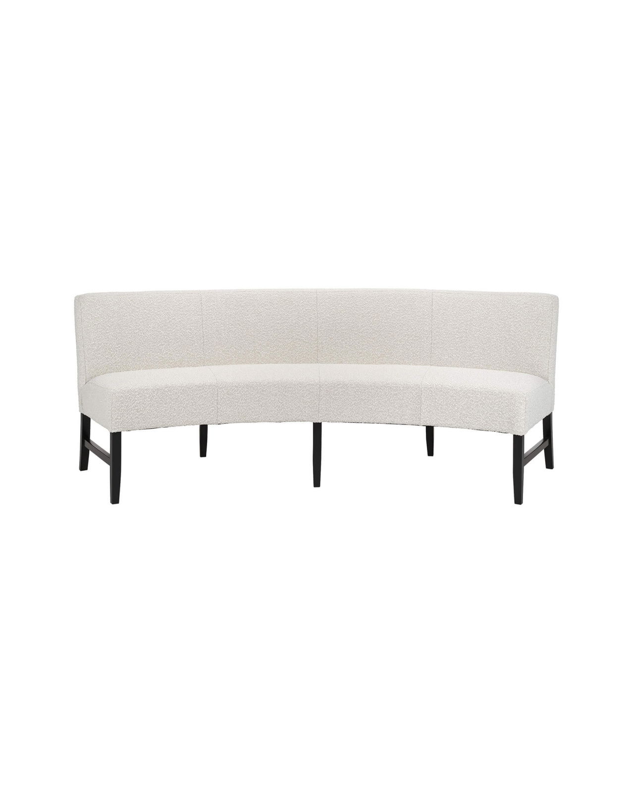 Giselle spisesofa rund nobu cream