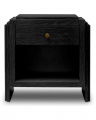 ArtDeco beistelltisch charcoal grey oak veneer