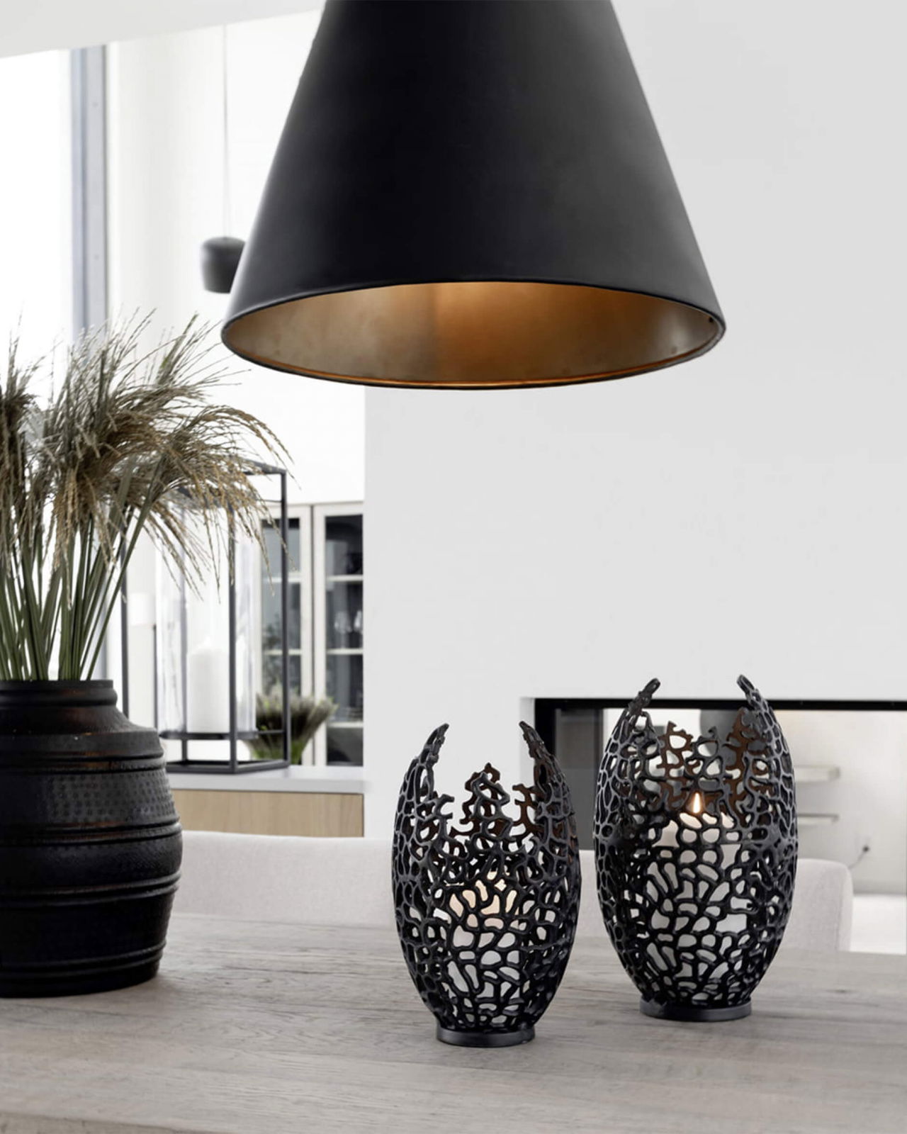 Toronto taklampa svart