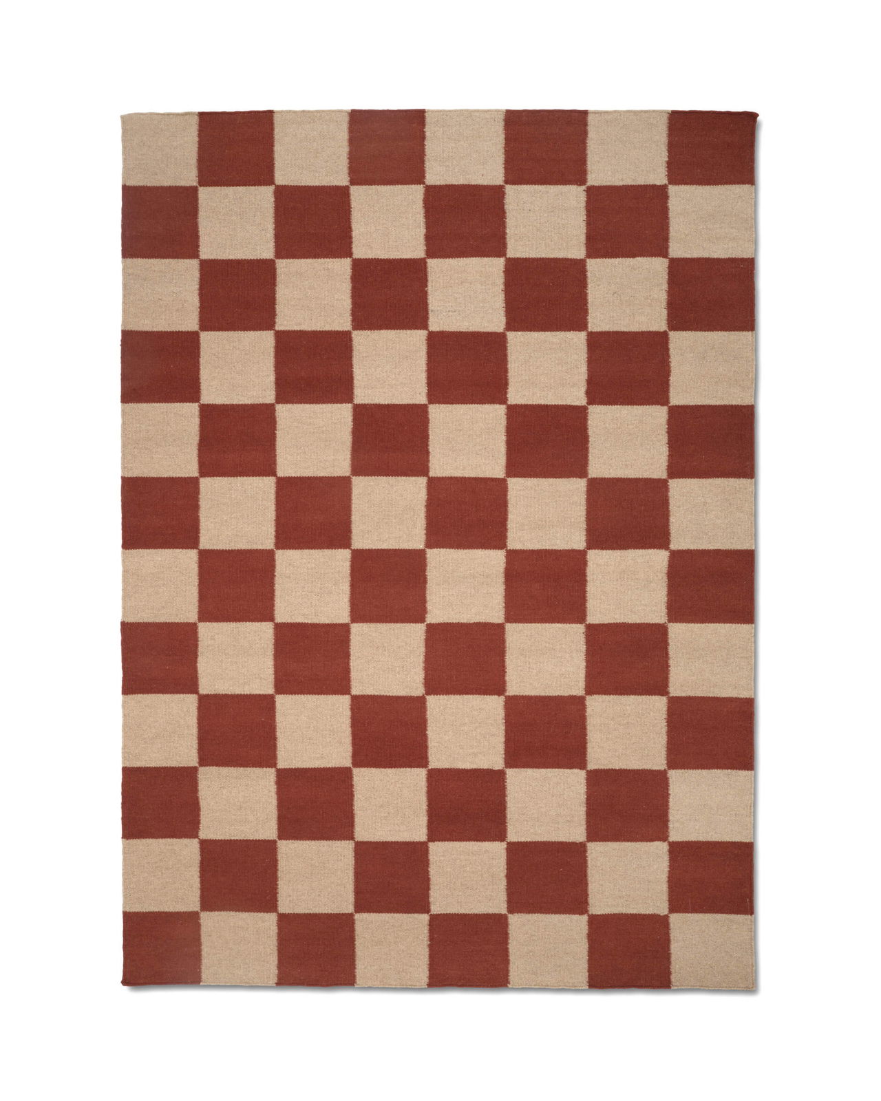 Square teppich terrakotta