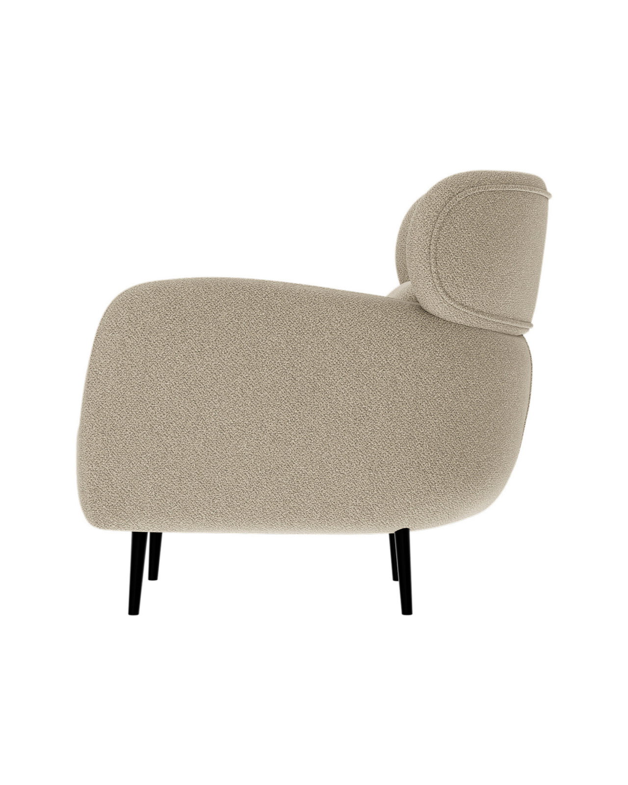 Bonn stoflænestol rhyme beige