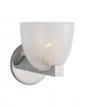 Carola Single Sconce Polished Nickel
