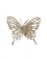 Sophia Butterfly Christmas Decoration Champagne 3-pack