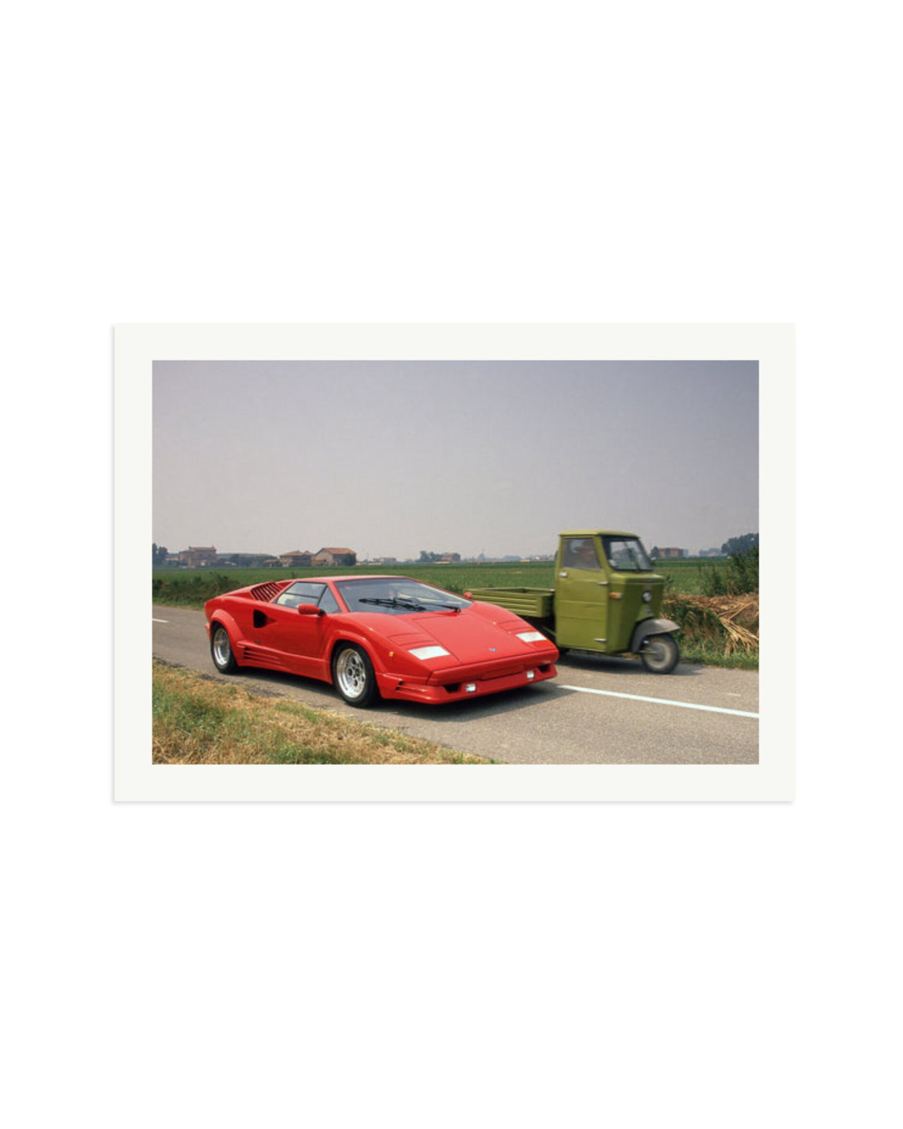 Lamborghini in Italy Print Only / XXL