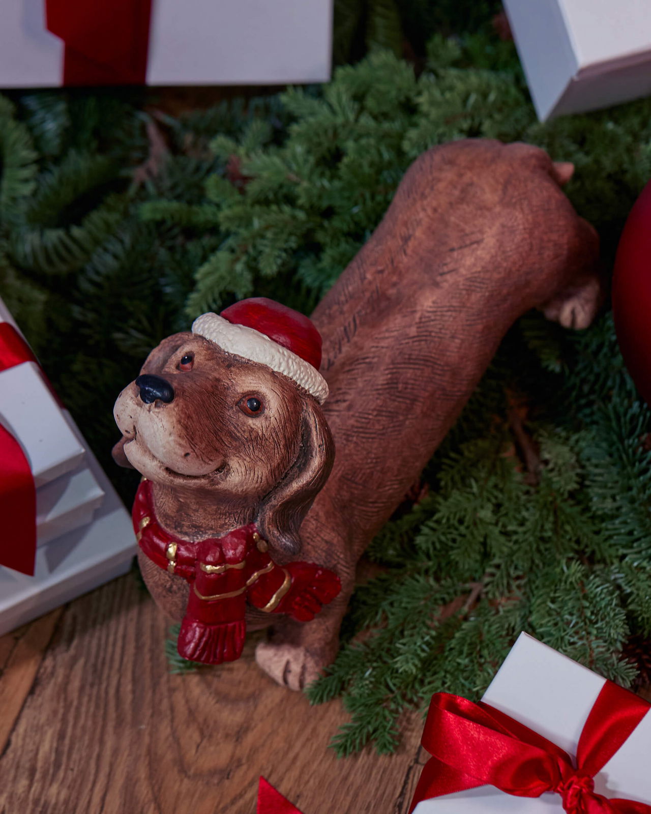 Bruno hund juldekoration