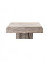 Sartoria Coffee Table Silver Travertine