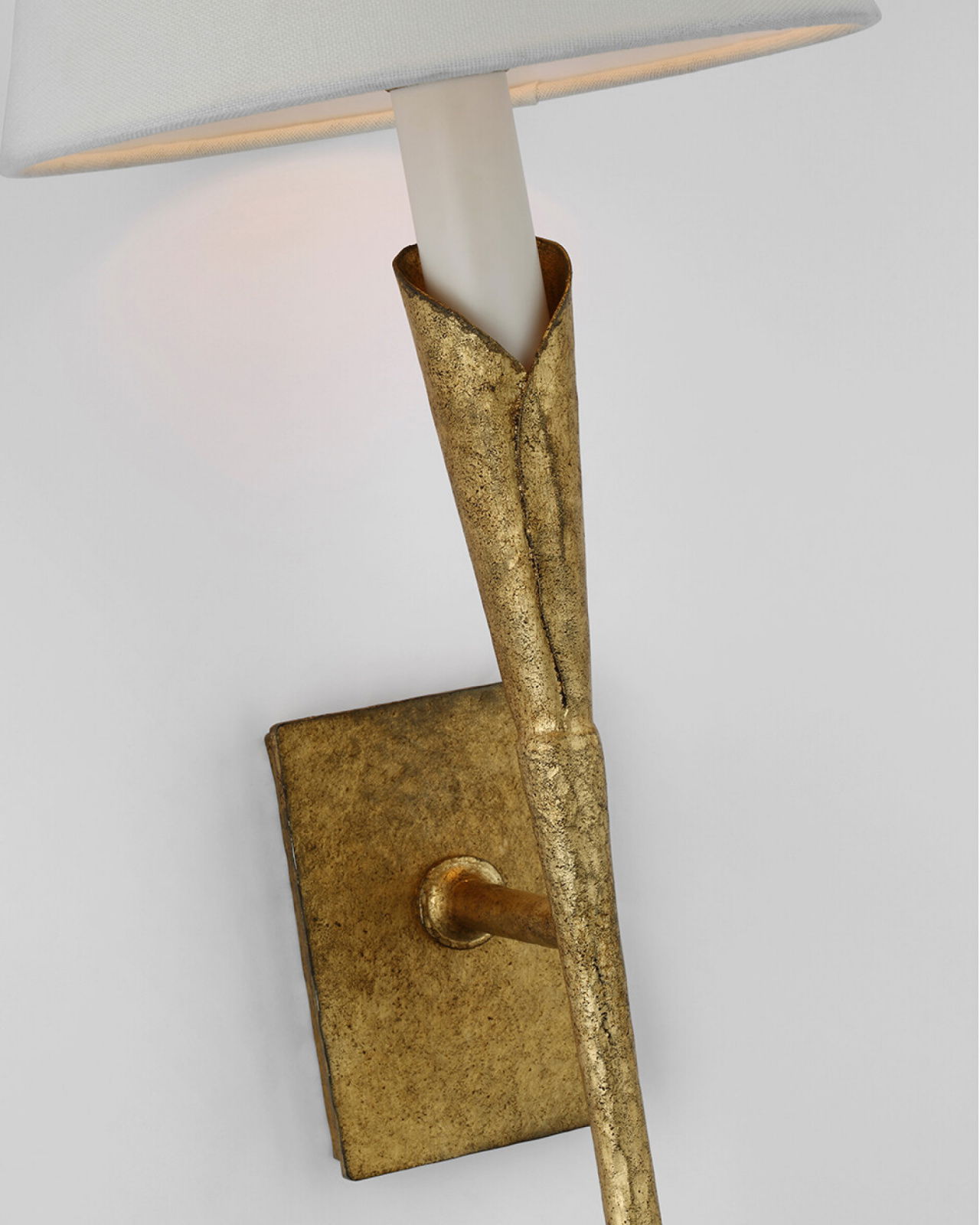 Aiden Tail Sconce Gilded Iron