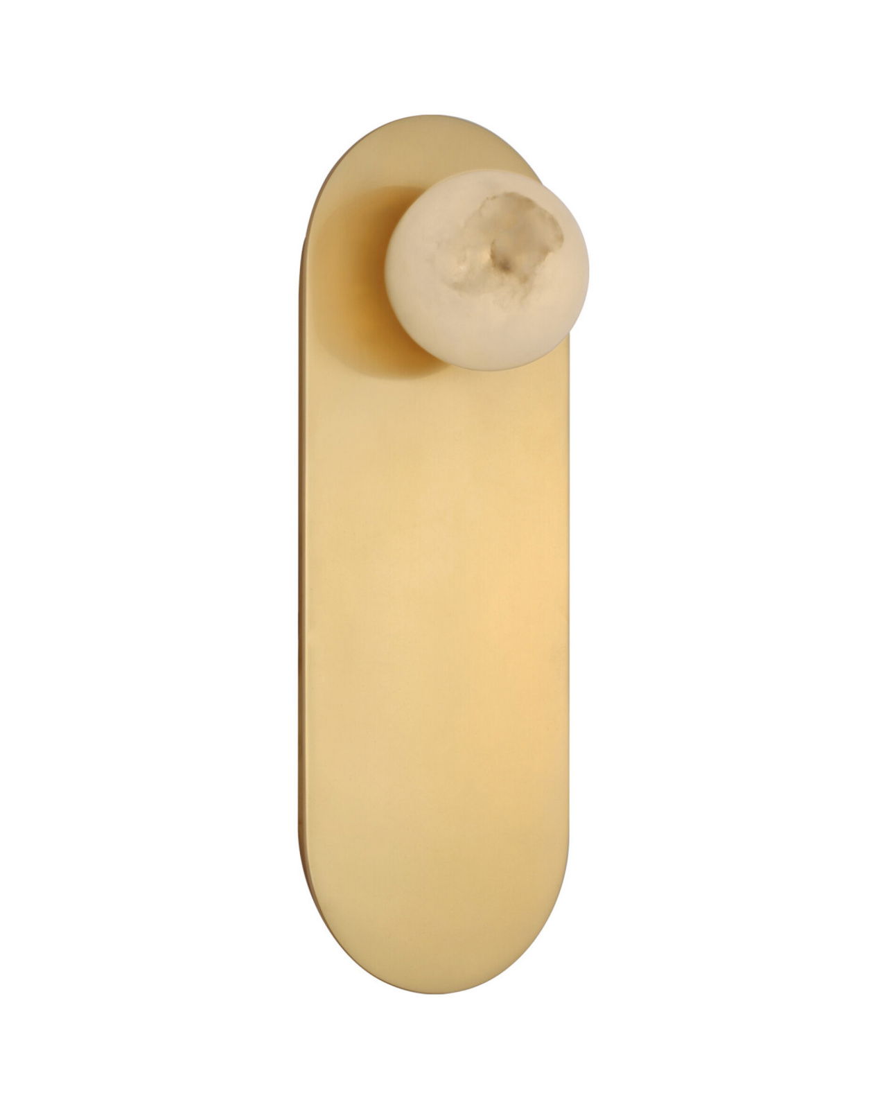 Pertica 9" Sconce Mirrored Antique Brass