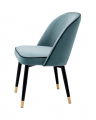 Cliff Dining Chairs Savona Blue Velvet Set of 2