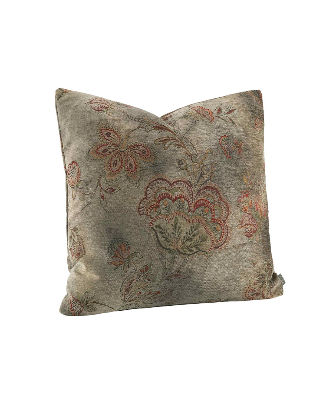 Miralago Flower Cushion Cover Taupe