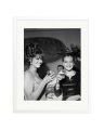 Claudia Cardinale and Romy Schneider White / XL