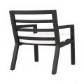 Delta dining chair outdoor black