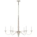 Large Country Chandelier Belgian White