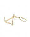 Anchor Keychain Brass
