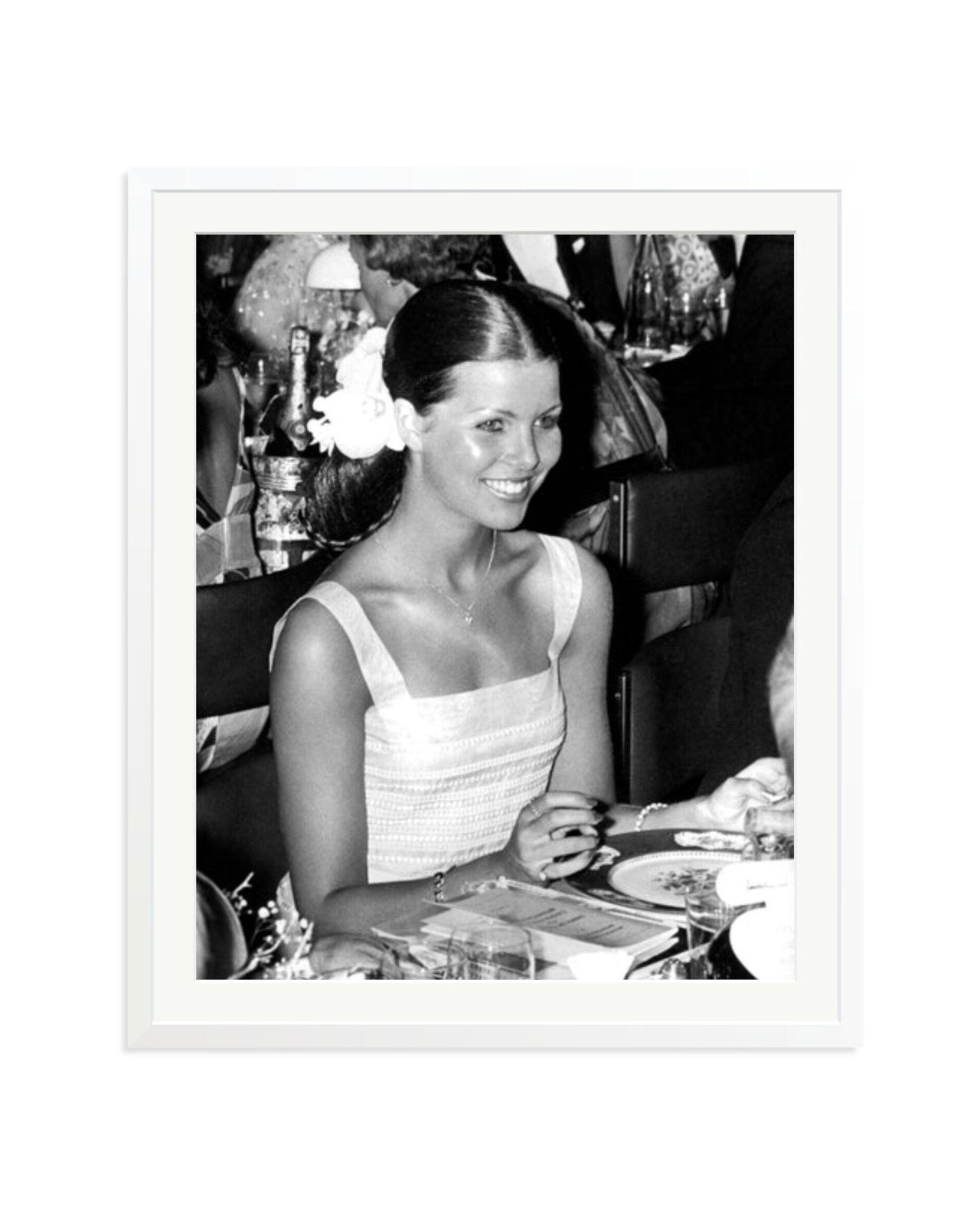 Princess Caroline of Monaco White / XXL