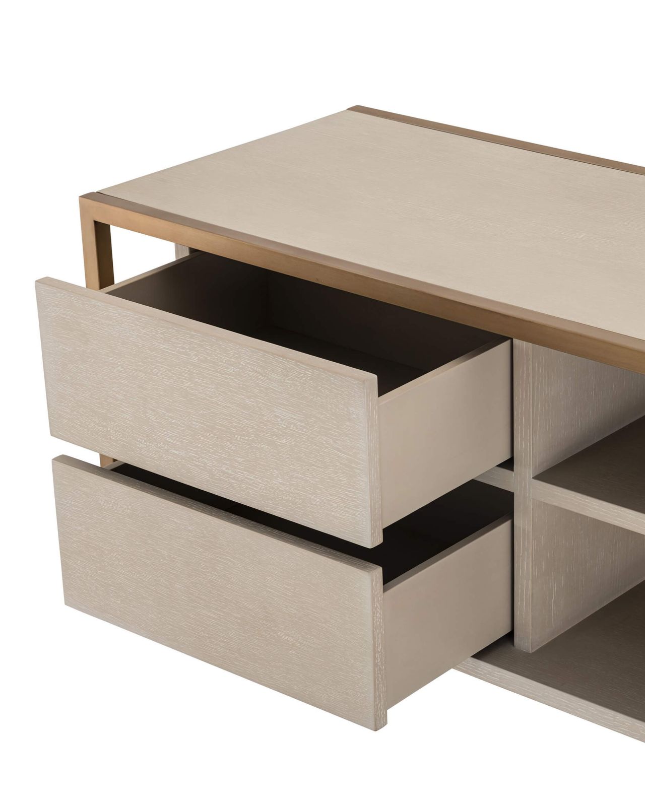 Wilmot mediabänk washed oak