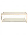 Wing coffee table brass
