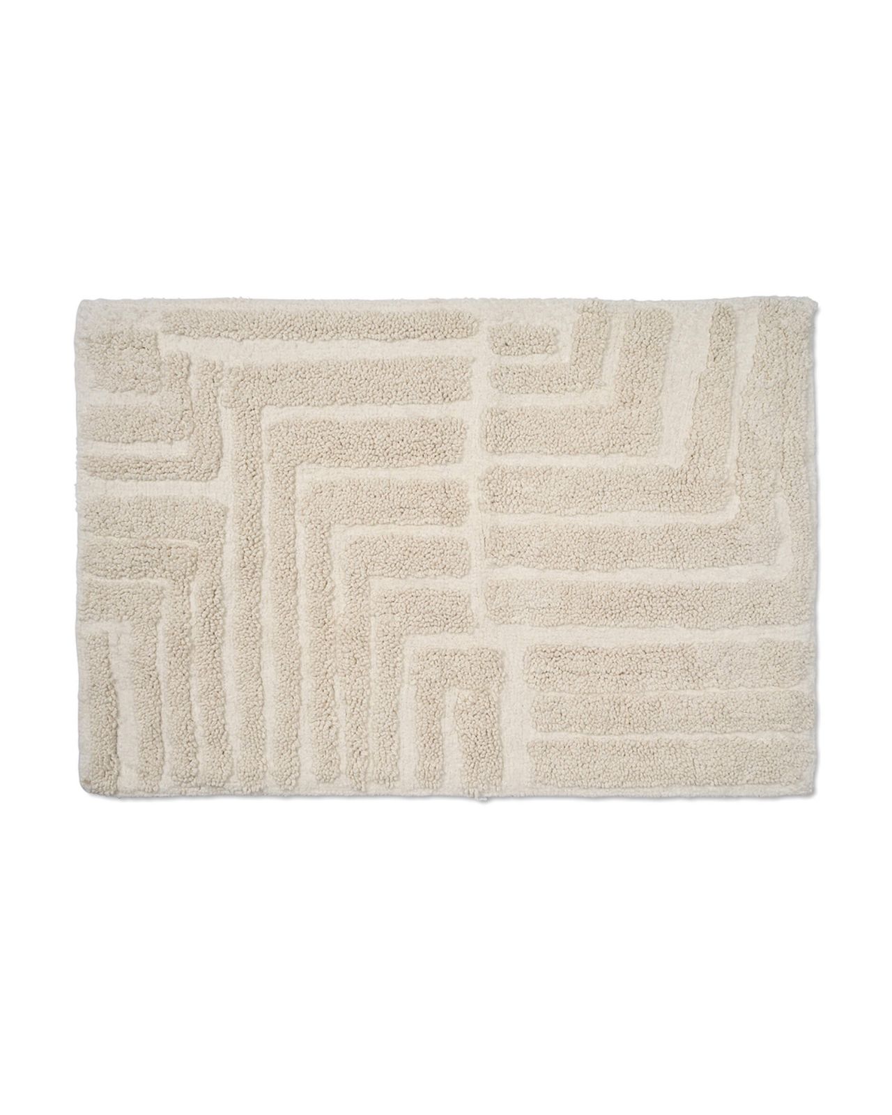 Field Bath Mat White