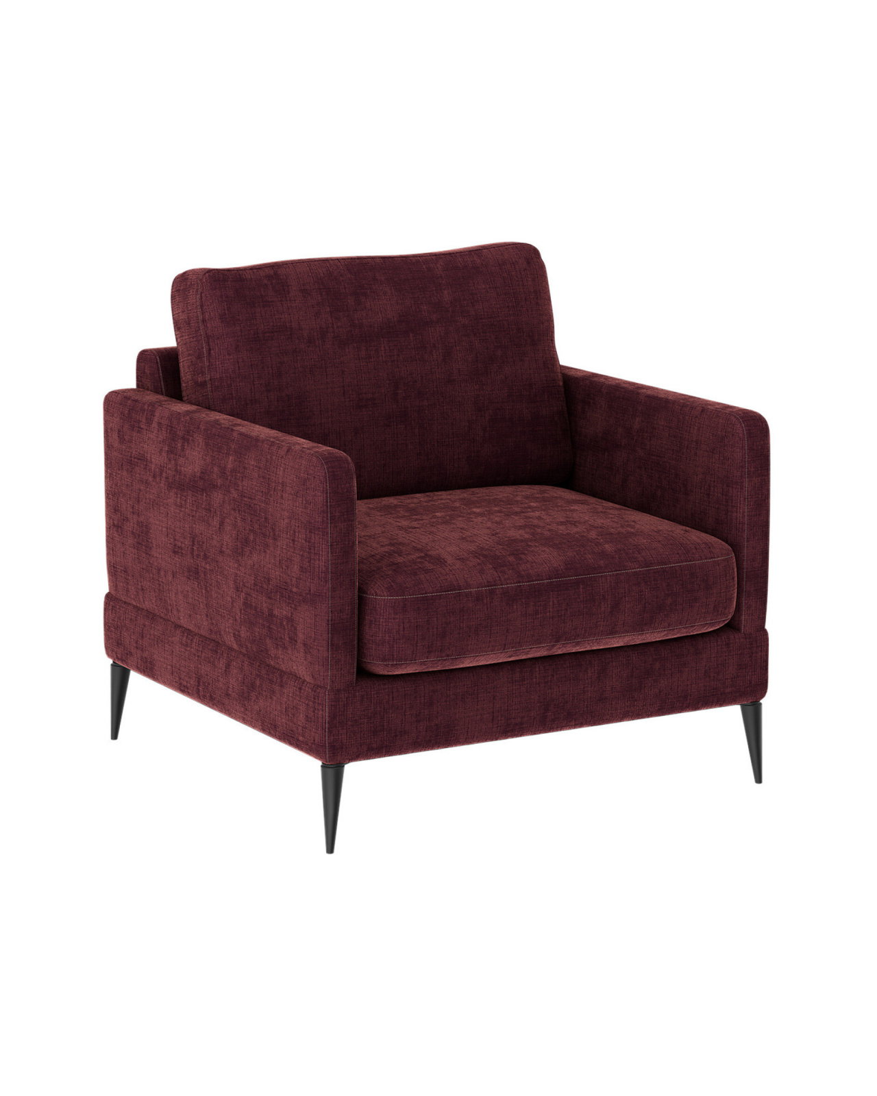 Andorra fåtölj gabby burgundy