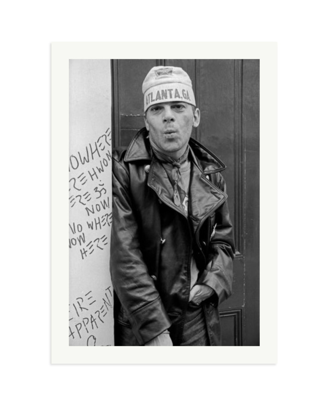 Ian Dury Outside Stiff Records 1978 London Print Only / XXL