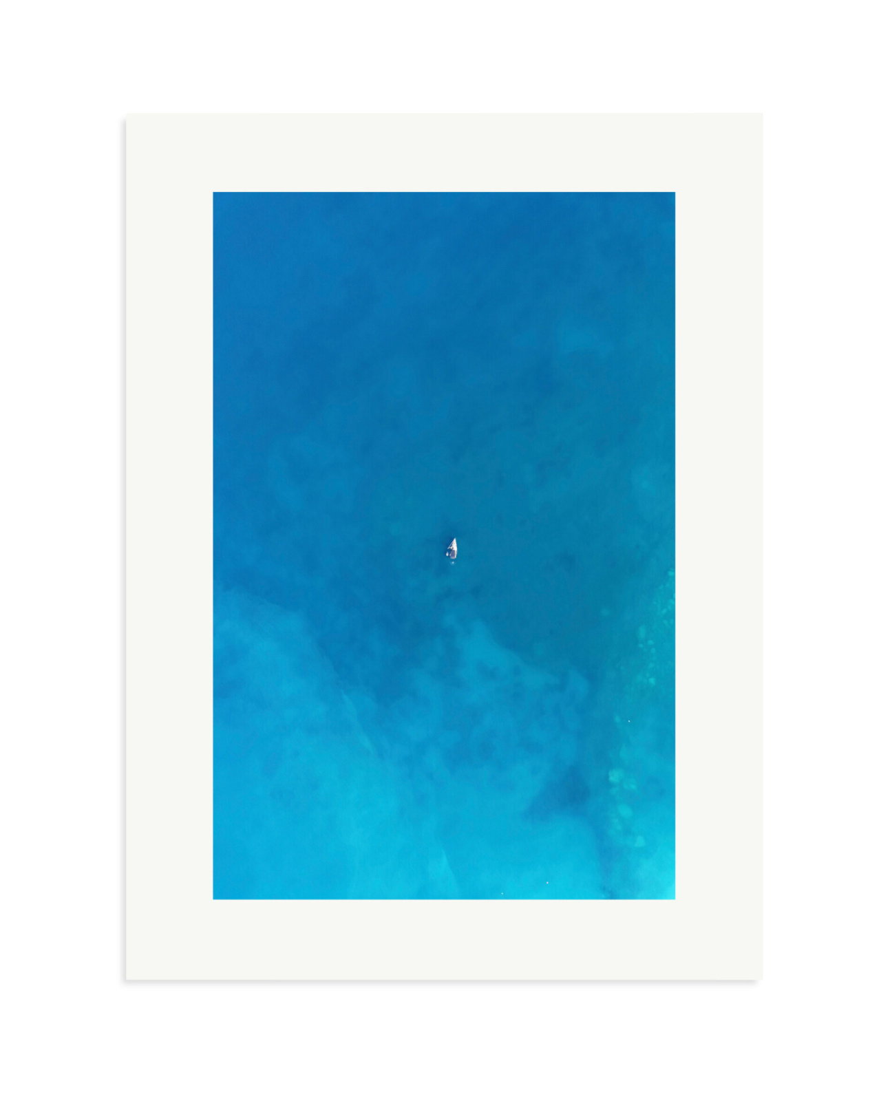 Lonely boat Print Only / XL