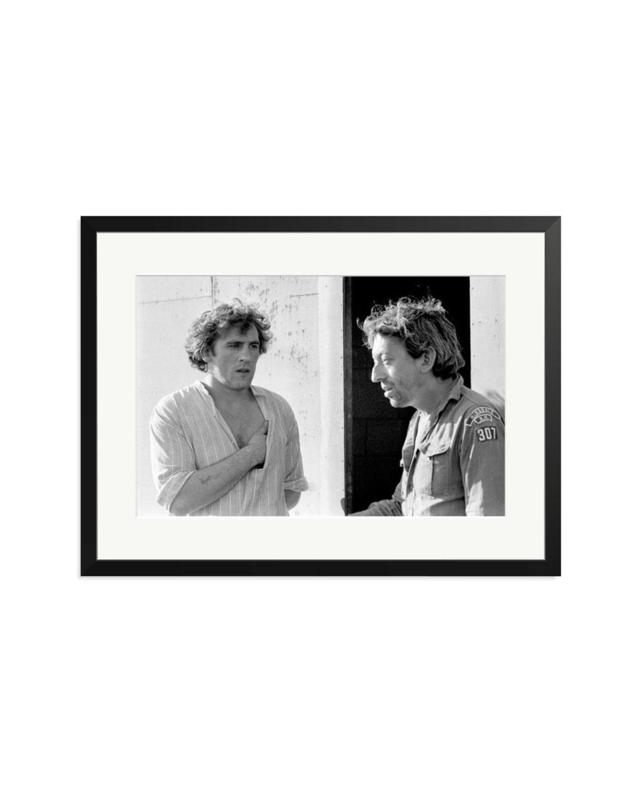 Gerard Depardieu and Serge Gainsbourg Black / XL