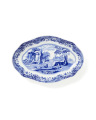 Blue Italian serveerschaal blauw/wit