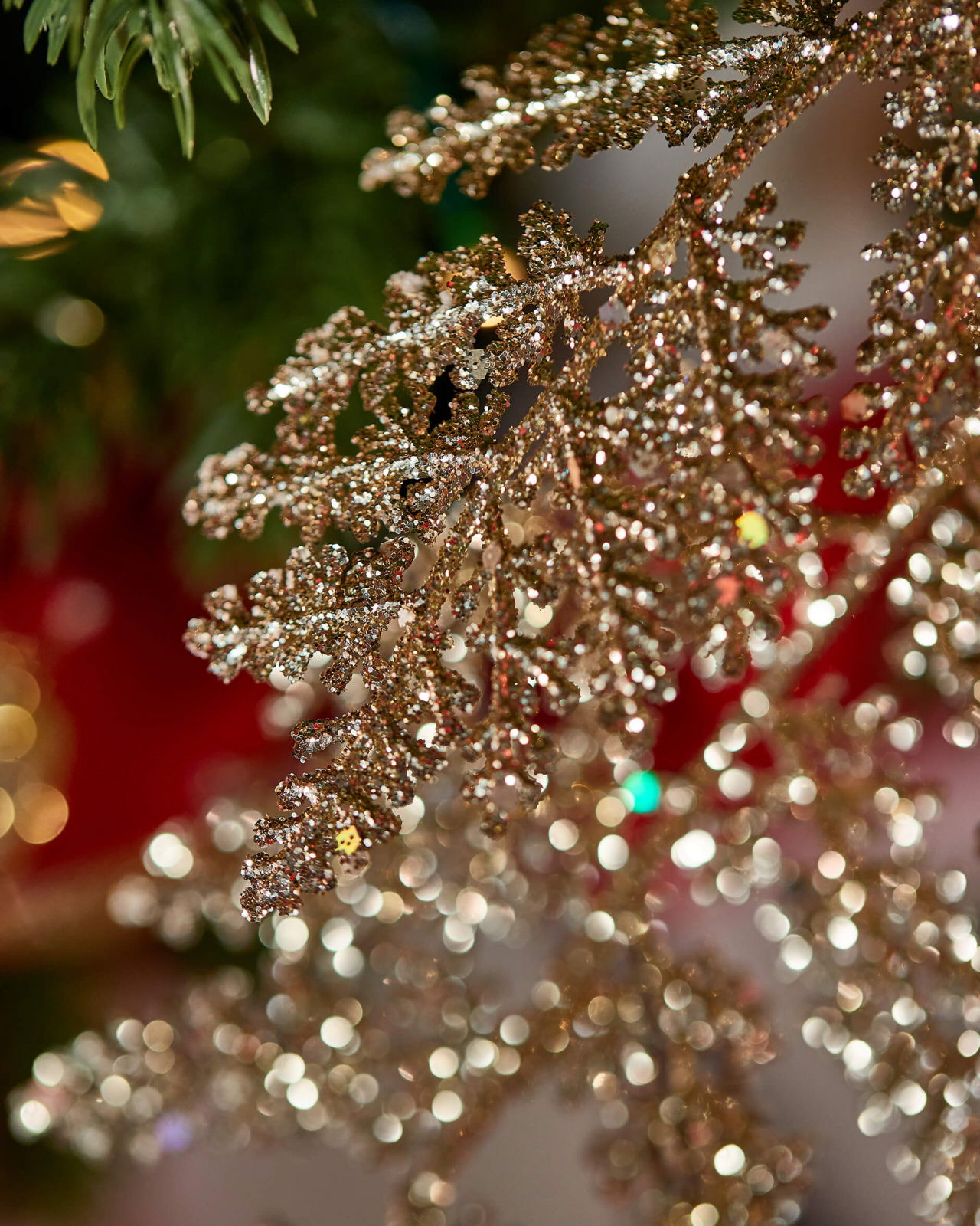 Tillion kvist juldekoration champagne