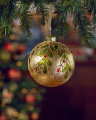 Adeline Weihnachtskugel gold 10 cm