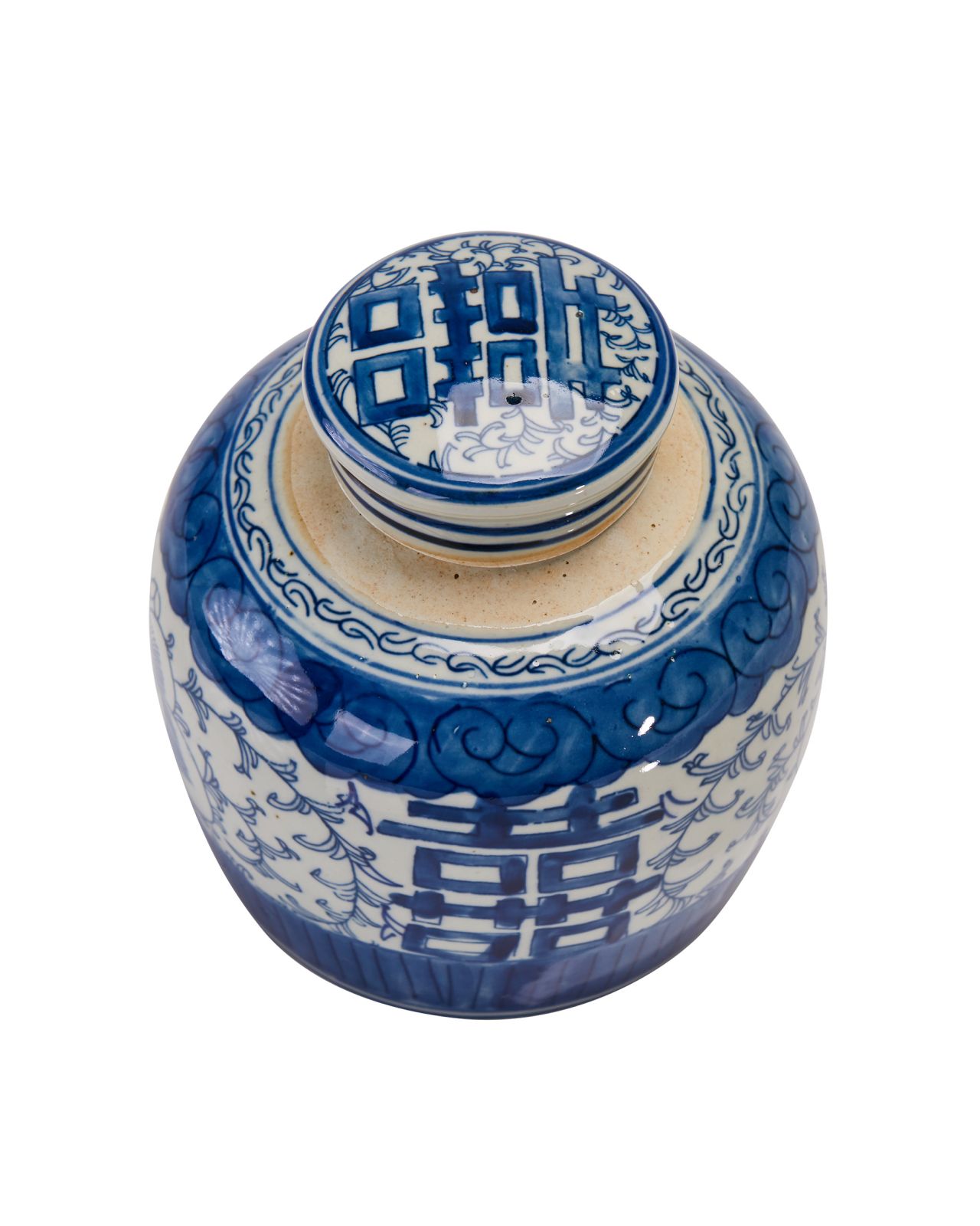 Silvio ingefärskrus vit/blå