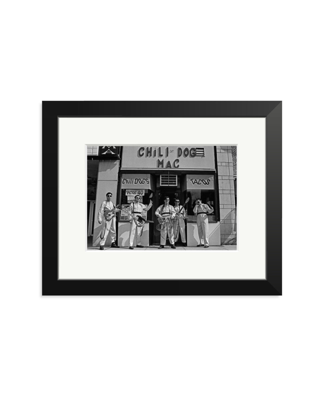 Devo at The Chili Dog Mac in Akron 1978 Black / Small