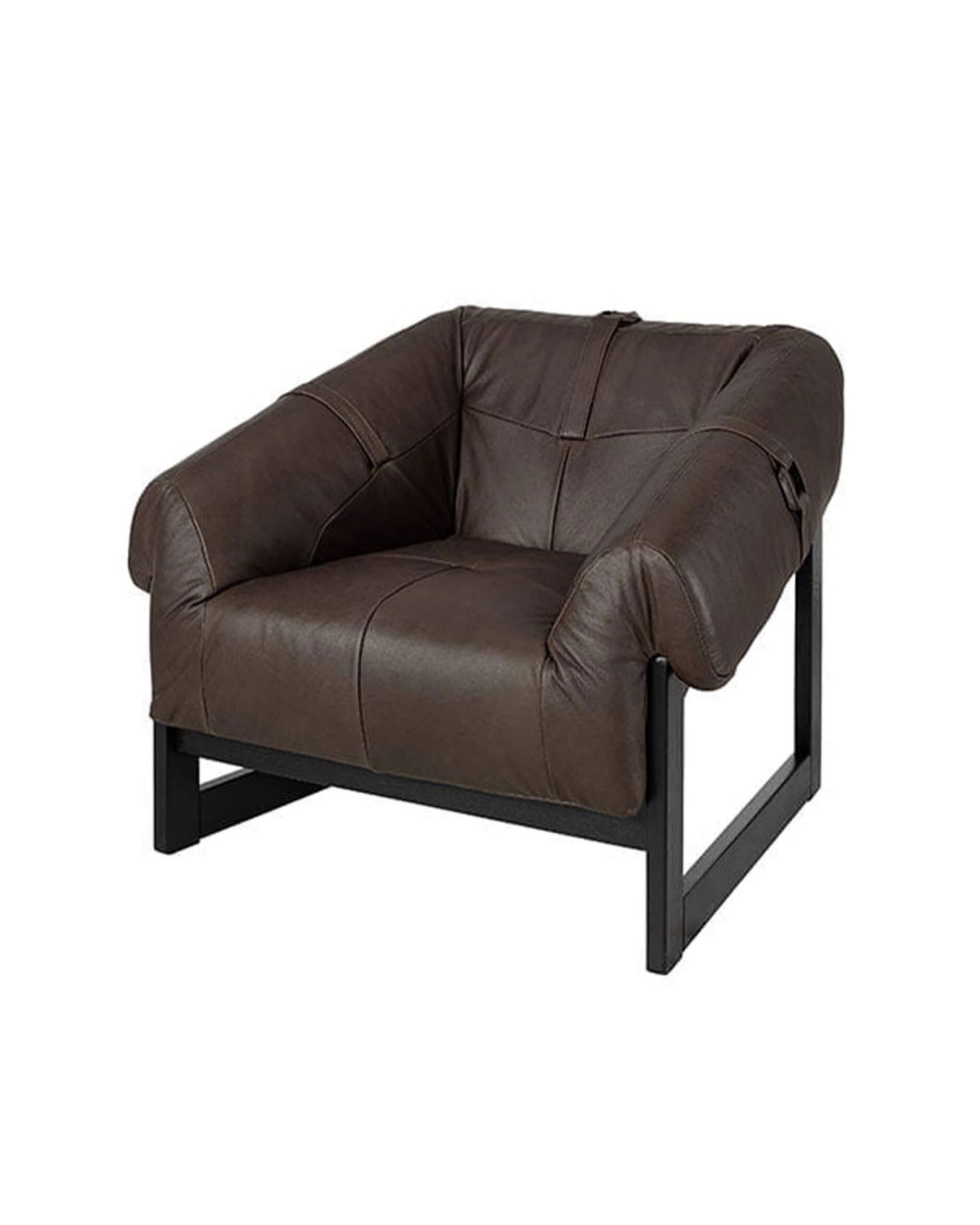 Lee leather armchair espresso
