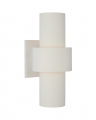 Chalmette Medium Layered Sconce Plaster White