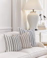 Glenda Cushion Cover Blue/White