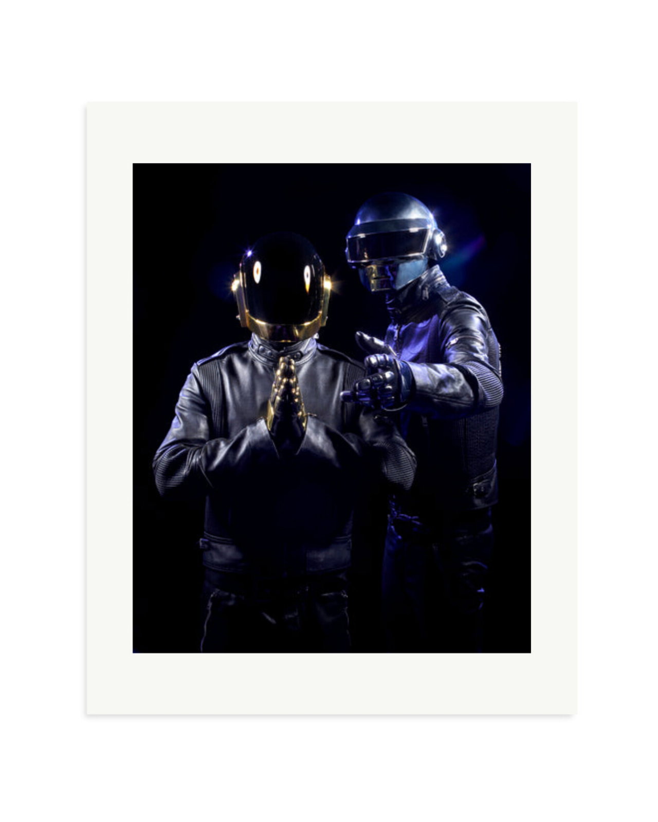 Daft Punk Robots black Print Only / Medium