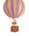 Hot Air Balloon Floating The Skies lavender